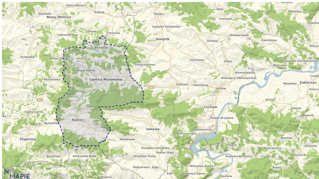 Mapa Geoportal Lipnica Murowana